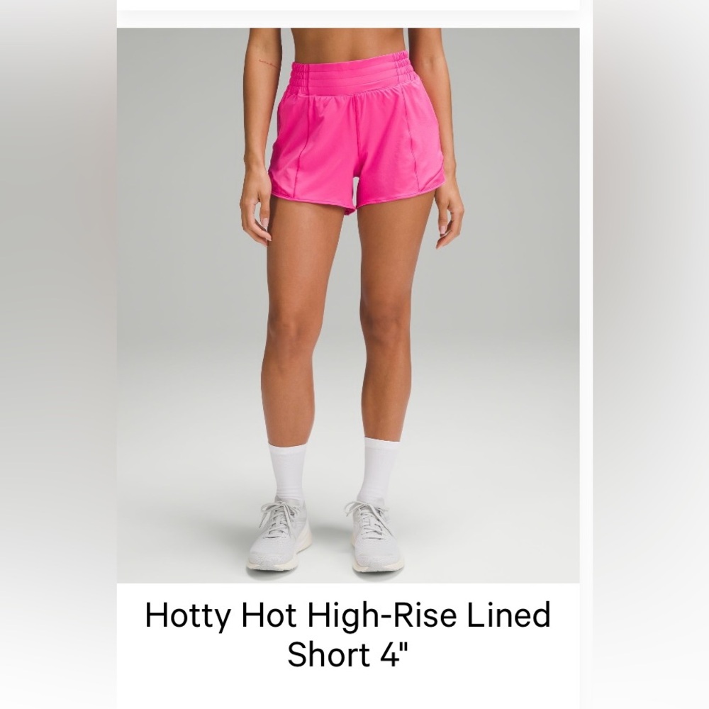 lululemon athletica Hot Pink Athletic Shorts